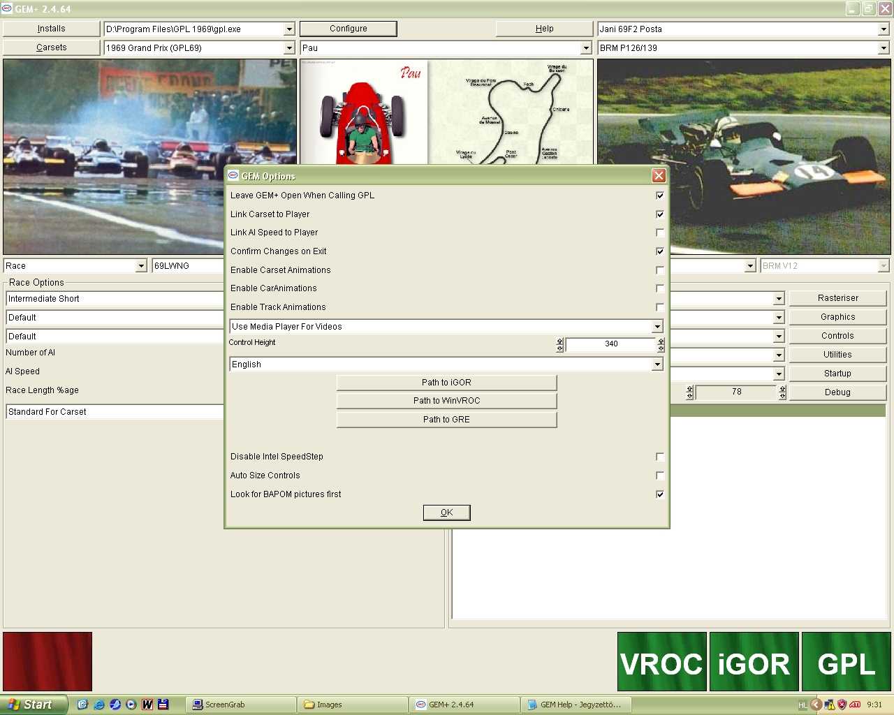 GEM configure